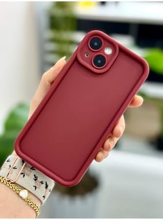 Iphone 13 VE 14 ile Uyumlu Darbe Önleyici Mat Lansman Silikon Kılıf - Görsel 3