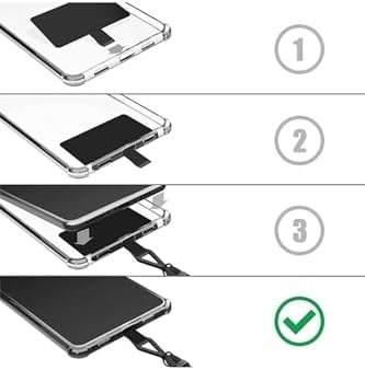 PSR aksesuar Şeffaf Telefon Boyun Askı Aparatı Askılı Telefon Kılıfı Aparatı Telefon Askısı Aparatı 5 Adet ile uyumlu