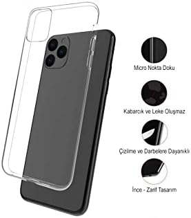 Apple iPhone SE 2020 ile uyumlu Kapak 1mm Şeffaf Silikon Kılıf - Görsel 3
