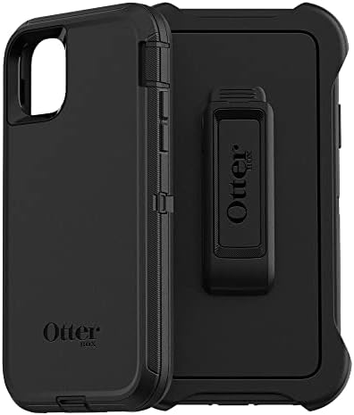 Defender iPhone 11 için kılıf, darbeye dayanıklı, düşmeye dayanıklı, ultra sağlam, koruyucu kılıf, askeri standartlara göre 4 x test edilmiştir, siyah