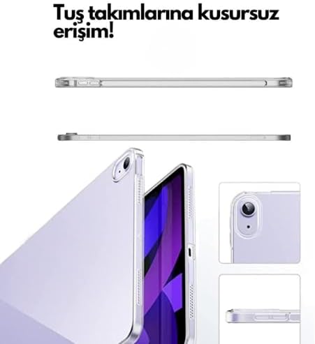 Matepad Se 11 İnç İle Uyumlu Kılıf Kamera Lens Korumalı Şeffaf Silikon Tablet Kılıfı Sova - Görsel 3