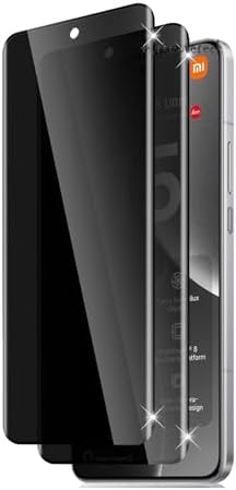 - Xiaomi Mi 15 Ultra ile Uyumlu Ekran Koruyucu Hayalet Cam Tam Kaplar Oval Temperli Nano Privacy