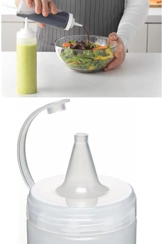 Alternative view of 2 Adet Sos Şişesi 700 Ml Plastik Yağlık Sirkelik Ketçap Mayonez Sızdırmaz Sosluk Yağdanlık,BPA İçermez (Şeffaf)