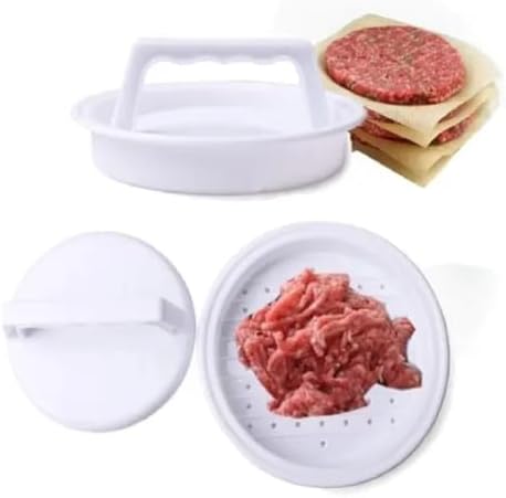 Plastik Burger Presi, Köfte Kalıbı ve Şekillendirici, Pratik Köfte Yapma Aparatı - Görsel 3