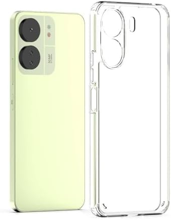 ile Xiaomi Redmi 13C uyumlu Şeffaf Clear Silikon Yüksek Kalite Darbeye Dayanıklı Şık Telefon Kılıfı (Xiaomi Redmi 13C) - Görsel 2