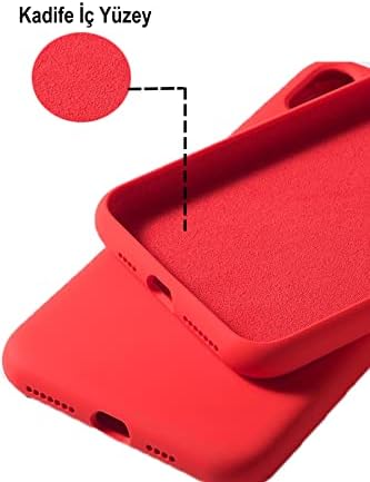 Xiaomi Redmi Note 9 Pro ile Uyumlu Kapak ile Uyumlu İçi Kadife Lansman Silikon Kılıf - Yeşil - Görsel 3