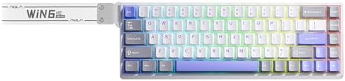 Aula Win68 He Max Manyetik Klavye Rapid Trigger Wing Chun Switch 8000Hz RGB TKL Hot Swap Oyuncu Klavyesi Mavi
