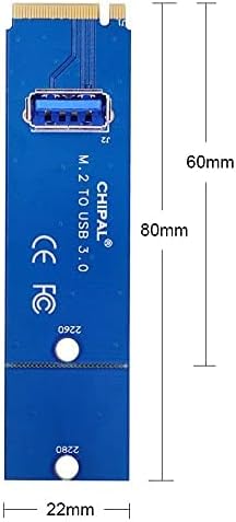 Alternative view of 4444 Ngff M2 Ssd To Usb 3.0 Pci-e 1x 16x Çevirici Dönüştürücü Riser Kart Adaptörü