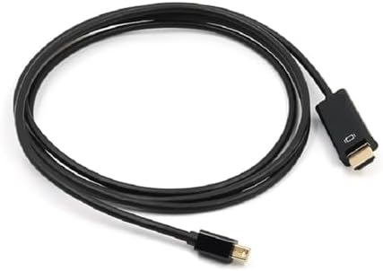 Alternative view of Mini DisplayPort to HDMI Kablo – 4K UHD 1080P Destekli, Tak Çalıştır, Ses ve Görüntü Aktarım Adaptörü, Laptop – Monitör – TV Bağlantısı için Dönüştürücü Kablo | 1.8 Metre | ZR167