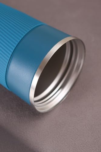 304 L Kilitli Çelik Mat Mavi 510 ml Kahve Termos Mug cin405mv - Görsel 3