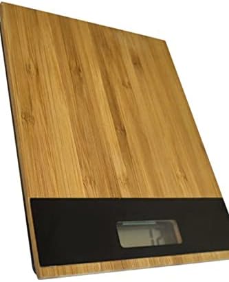 Crown Dijital Hassas Mutfak Tartısı - Terazisi-Hassas Ölçüm 5kg Bambu Görünümlü 1410 - Görsel 3