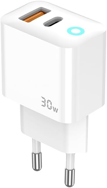 Blue Moon PD 30Watt Hızlı Şarj Aleti, A + C Girişli, Beyaz - Görsel 3