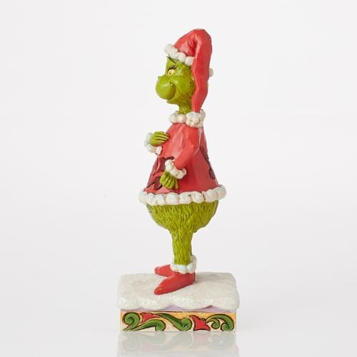 Jim Shore Dr. Seuss Mutlu Grinch Heykelcik 16,5 cm - Görsel 2