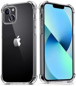 Apple iPhone 13 Mini ile Uyumlu Kapak Kamera Bölümü Açık Airbag Antishock Köşe Korumalı Şeffaf Silikon Kılıf