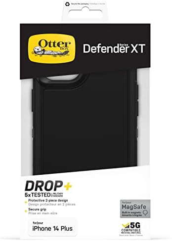iPhone 14 Plus Defender XT Kılıf, MagSafe ile Uyumlu, Darbeye Dayanıklı, Ultra Sağlam, Koruyucu Kılıf, Askeri Standartlara Göre 4 Kez Test Edilmiştir, Siyah - Görsel 3
