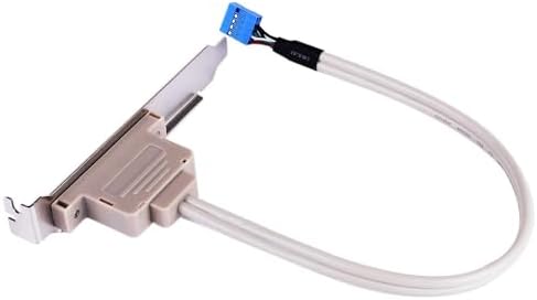 8150 Anakart 9 Pin Pci Kasa İçi Usb 2 Port Kablosu Hub Çoklaycı. Giriş Anakart üzerindeki 9-pin USB 2.0 header-Çıkış2x USB 2.0 Type-A dişi (arka panelde) - Görsel 3