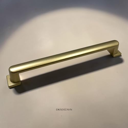 5 ADET Aysima Mat Altın Dolap Kulpu 160 mm – Metal Sağlam Yapı Modern Mobilya Kulpu