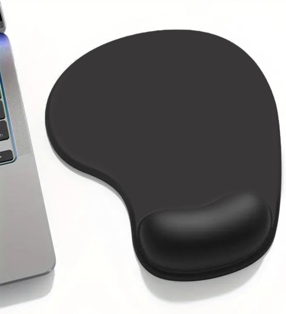 Alternative view of SoftRest Siyah Mouse Pad – Bilek Destekli, Dayanıklı Ergonomik Tasarım