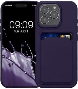 - iPhone 16 Pro Max ile uyumlu Kılıf Kamera Korumalı Kartlıklı Cüzdanlı Yumuşak Renkli Silikon Kapak içi Kadife