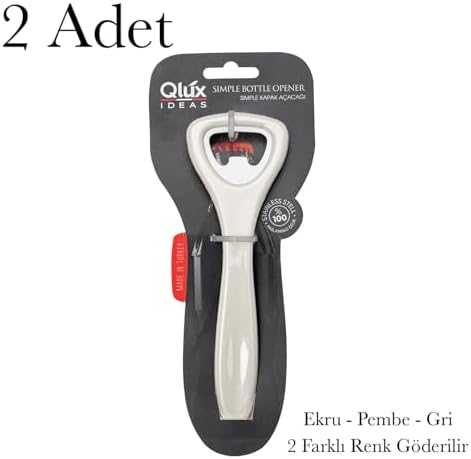 Alternative view of 2 Adet Açacak Şişe Açacağı Metal Aksam Paslanmaz Çeliktir 2 Farklı Renk Gönderilir