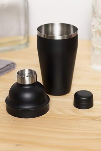 Alternative view of Mat Siyah Çelik 700 ml Shaker Kokteyl Hazırlama Kabı Bardağı cin343sy