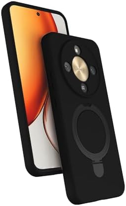 Alternative view of PSR Aksesuar Honor X9D Uyumlu Magsafe Şarj Destekli Standlı Telefon Kılıfı – Manyetik Tutuculu Samara Kapak (Siyah, Honor Magic 8 Lite 5G)