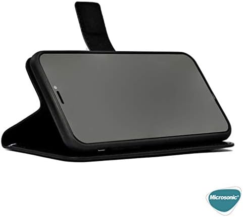 Apple iPhone 13 için Kılıf Delux Leather Wallet Siyah [iPhone 13 ile Uyumlu Kılıf - Siyah]