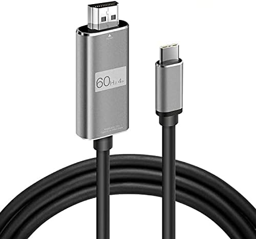 HC-01 Type-C to 4K Ultra Full HD HDMI USB-C Tak Çalıştır Görüntü Aktarım Kablosu-1.8m - Görsel 2