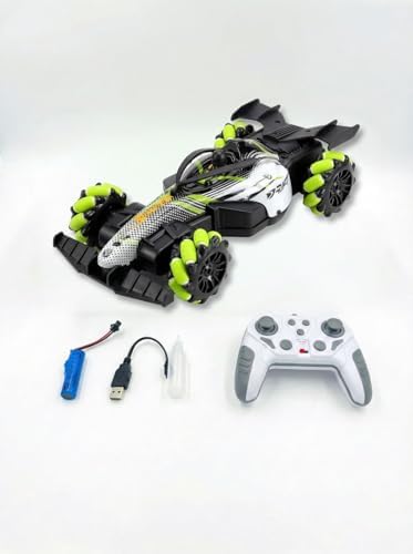 FLAKE Spray Drifter Serisi 1:24 Ölçekli Uzaktan Kumandalı F1 Yarış Arabası, Buhar Efektli, 360 Derece Dönüş, 6 Yaş ve Üzeri - Görsel 3