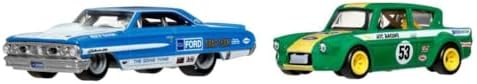 1:64 Premium Car Culture 2'li Paket FORD CUSTOM 64 GALIXIE 500-67 FORD ANGLIA RACER HBL96 - JHW50