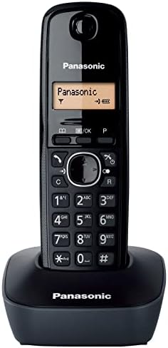 KX TG1611 Dect Telefon-Siyah_Gri Dect Telefon, Siyah