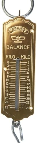Alternative view of El Kantarı, 25 Kg Kapasiteli, Metal Gövdeli, Sarı Levhalı, Taşınabilir, Et Taşıma, Balık Avı İçin, Hassas Tartı, Askı Kancalı, Pocket Balance, EK521