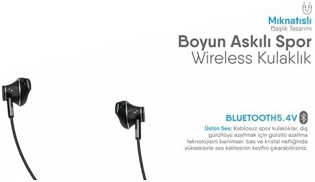 Freedom Boyundan Askılı Bluetooth Kulaklık - 450 Saat Müzik ve Konuşma