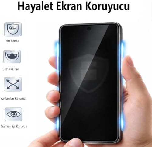 Xiaomi 17 Hayalet Ekran Koruyucu 9H Nano Anti Spy - Görsel 2