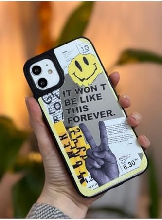 Iphone 11 ile Uyumlu Aynalı Darbe Önleyici Kamera Korumalı Silikon Kılıf - Görsel 2