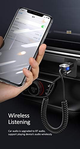 Bluetooth 5.0 Receiver Usb Aux Wireless Araç Kiti Telefon Konuşma Müzik Dinleme Ba01 SJ464LVX - Görsel 3