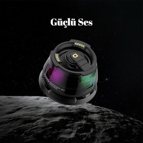 Alternative view of Magsafe Uyumlu RGB Işıklı Kablosuz Hoparlör | Güçlü Ses Çıkışı, Telefon Standı Özelliği, Taşınabilir Bluetooth Hoparlör ile Eğlencen Her Yerde Seninle!