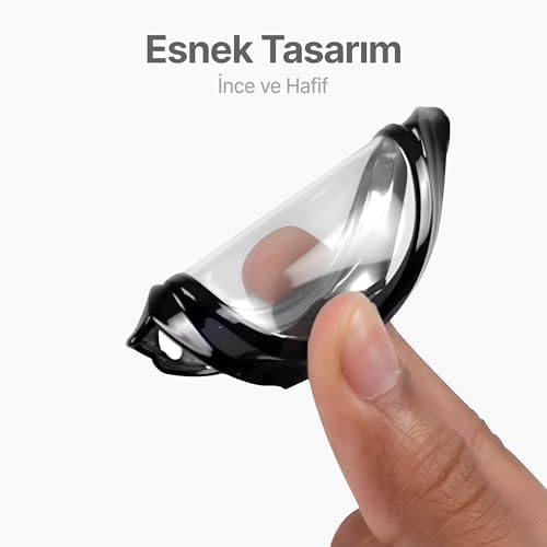 Watch GT5 41mm için Saati Tam Saran TPU Ekran Koruyuculu Çizilme ve Darbelere Karşı Koruma Sağlayan Dokunmatik Etkilemeyen Silikon Kılıf (Şeffaf, GT5 41mm) - Görsel 3