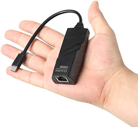 Dark USB 3.1 Type C - 10/100/1000 Gigabit Ethernet Dönüştürücü (DK-AC-U31XGLAN) - Görsel 3