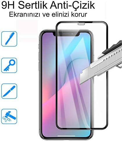 mobile store 5D Glass iPhone 11 Ekran Koruyucu, 2 Adet Tam Kaplayan Cam, iPhone XR ile Uyumludur - Görsel 2