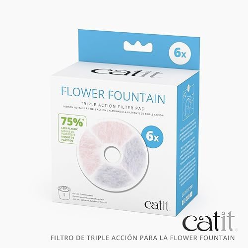 Alternative view of Catit Triple Action filtre çerçevesiz, Catit çiçek çeşmesi için filtre, 6'lı paket