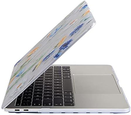 Alternative view of MacBook Air M1 Kılıfı 13 İnç A2337 A2179 A1932 Uyumlu Sert Kapak Hard Case Koruyucu Kılıf MacBook Air 13 İnç Kılıfı Çizilme ve Darbe Koruyucu UV Baskılı Tropikal Çiçek Yaprak Desenli Sarı