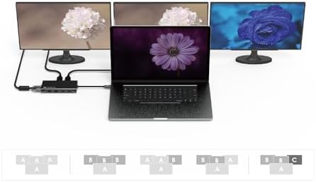 Alternative view of 11-in-1 USB-C Hub ve Çoklayıcı | HDMI, VGA, Ethernet ve 100W PD | MacBook ve USB-C Laptoplar için Profesyonel Hub Gri