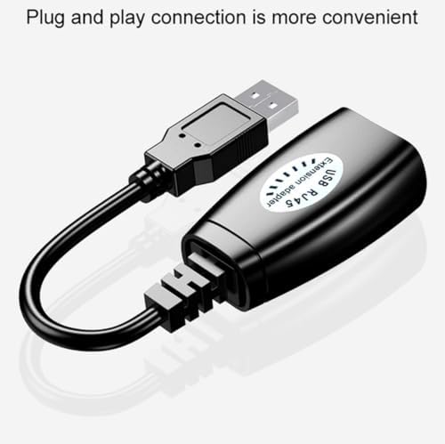 Usb Extrender, 50 Metre Rj45, Usb Uzatma Kablosu, Cat5 – Cat6 uyumlu - Görsel 3