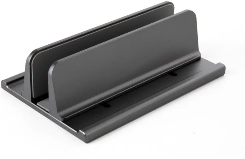 Coofbe 3 Bölmeli Metal Genişlik Ayarlamalı Masaüstü Dikey Macbook Laptop Notebook Standı Telefon Tablet Standı