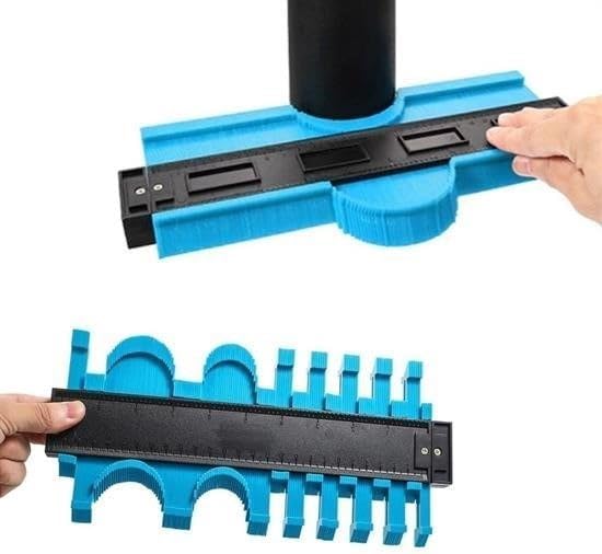 Kontur Ölçüm Cihazı Ahşap Fayans Şekillendirme Kalıbı 12 cm