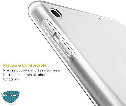 Apple iPad 10.2'' 9. Nesil (A2602-A2604-A2603-A2605) için Kılıf Transparent Soft Beyaz [iPad 9.Nesil 10.2 ile Uyumlu Kılıf - Beyaz]