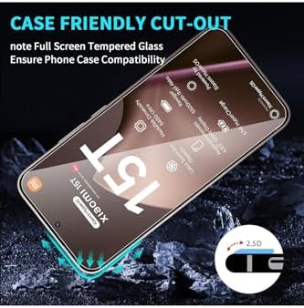 - Xiaomi Mi 15T - Mi 15T Pro ile Uyumlu Ekran Koruyucu Kırılmaz Cam 9H Temperli Ekran Camı Şeffaf Passifik