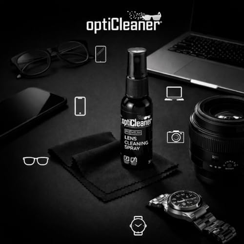Alternative view of Premium Lens Temizleme Kiti, 30ml Sprey ve 15x18cm Mikrofiber Bez, Gözlük, Telefon, Laptop, Kamera Lensleri için