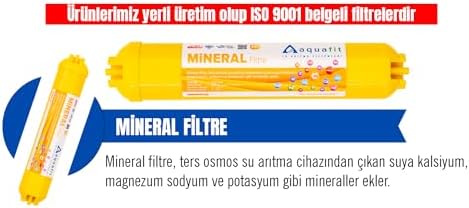 Aquafit Mineral Filtre - Su Arıtma Cihazı Filtresi (Tüm Cihazlarla Uyumludur)